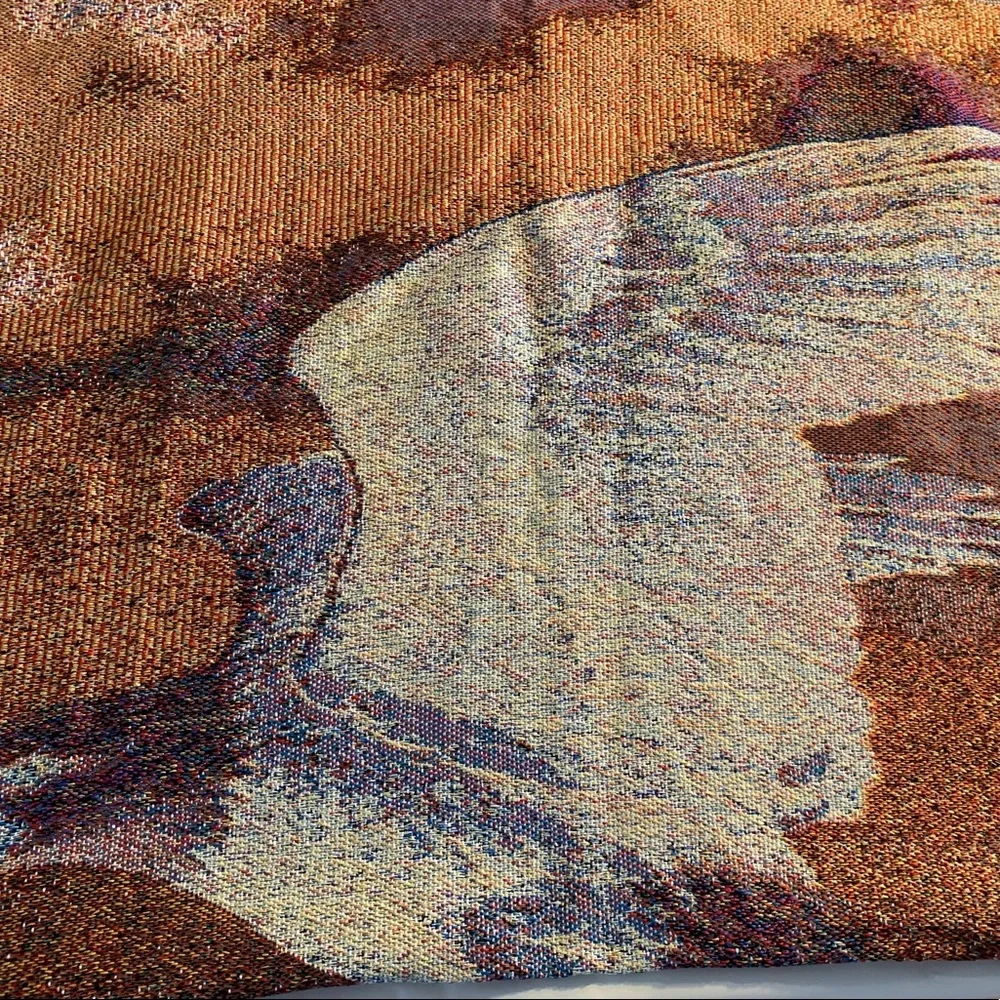 Like-New Wall Tapestry: American Eagle on the Hunt